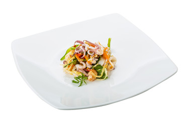 Asian seafood salad