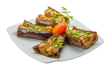 Grilled eggplant