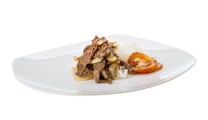 Beef with rice