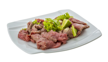 Beef carpaccio