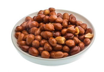 Fried peanuts heap