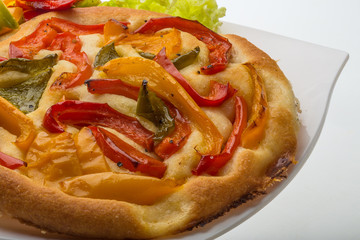 Pizza with bulgarian pepper