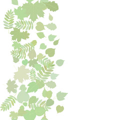 Autumn background with colorful leaves.