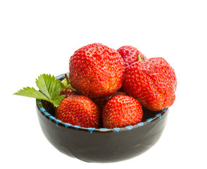 Strawberry in the bowl