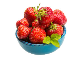 Strawberry in the bowl