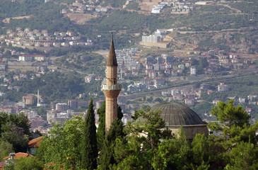 Suleymaniye Mosque in Alanya, Turkey