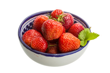 Strawberry in the bowl