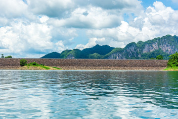 Barrage in the mountain