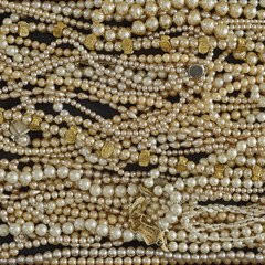 pearls closeup, precious background