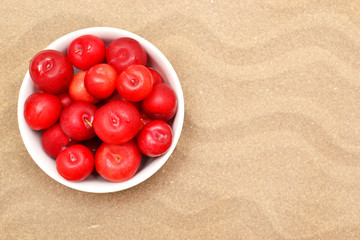 Red plums