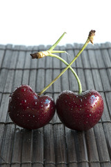 Couple of Cherry - Stock Image
