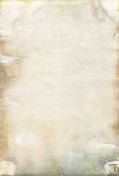 Moldy old watercolour paper texture