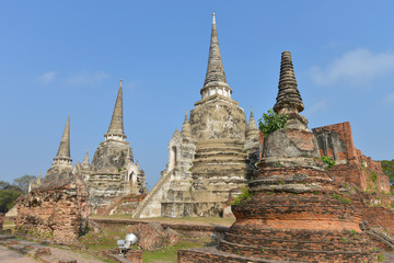 Fototapeta premium Parque histórico de Ayutthaya, Tailandia