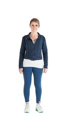 Portrait of a smiling fit young woman