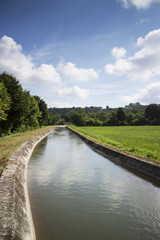 Fototapeta na wymiar irrigation canal