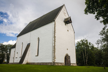 historic church on muhu isnald, Estonia