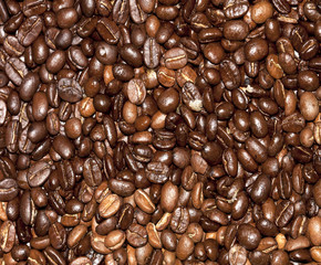 Roasted coffee beans