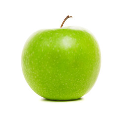 Green apple isolated on white background