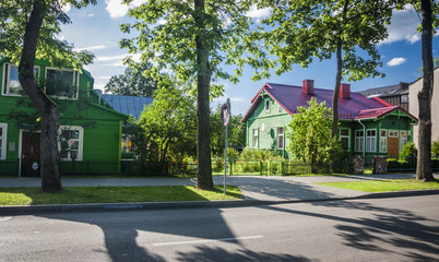 Lithuania, Druskininkai. the view on the town