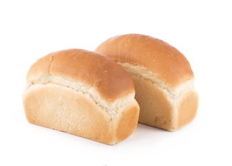 bread on a white background