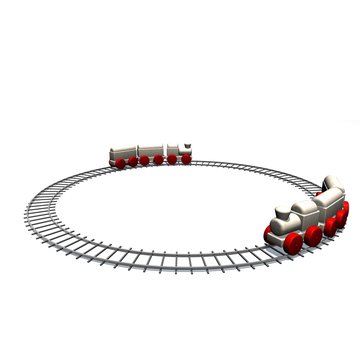 Speelgoed trein wedstrijd