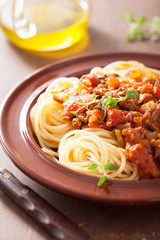 italian pasta spaghetti bolognese