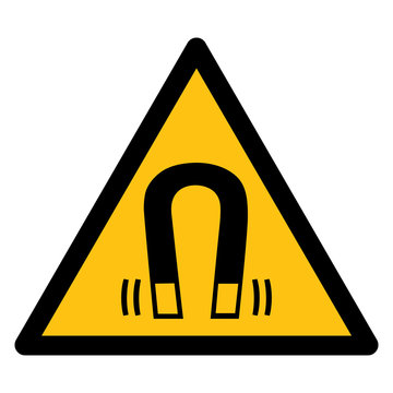 Warning Sign, Warning For Magnetic Field