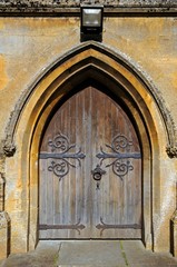 St Davids church doorway, Moreton-in-Marsh © Arena Photo UK