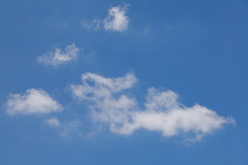 Fototapeta premium Natural background of blue sky and cloud