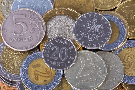 Coins from different countries