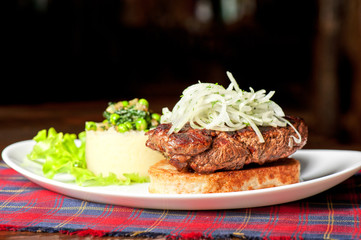 Gourmet steak meat