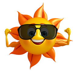 Sun Character With Sun glasses