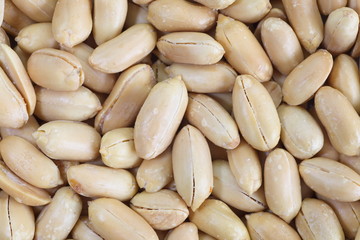 Close - up healthy food processed peanuts