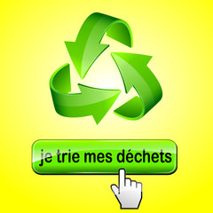 Vector recycling illustration