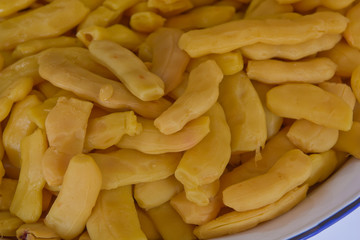 Pile of pickled Tamarind fruits