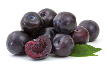 fresh plums
