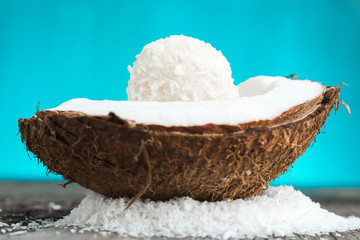 Coconut cake fresh coconut
