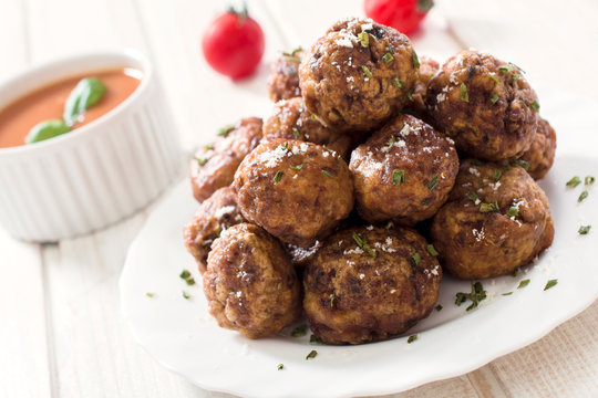 Meatballs In Plate