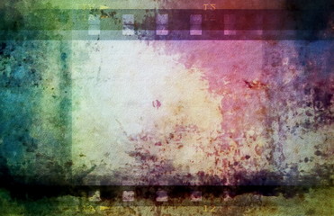 old grunge film strip background