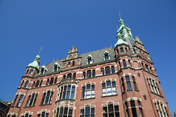 Fototapeta na wymiar Speicherstadt in Hamburg, Germany