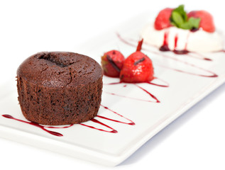 Chocolate sponge cake