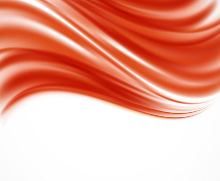 Abstract red wavy backround