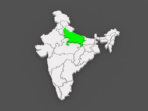 Uttar Pradesh Map Images – Browse 726 Stock Photos, Vectors, and Video ...