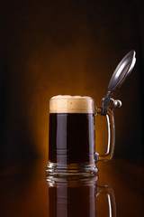Mug of dark beer
