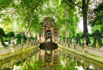 Tuinposter The Medici Fountain, Paris, France © davidionut