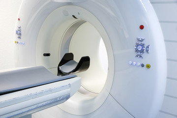 CT (Computed tomography) scanner in hospital laboratory. - 67501912