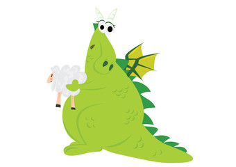 smok i owca © monikakosz