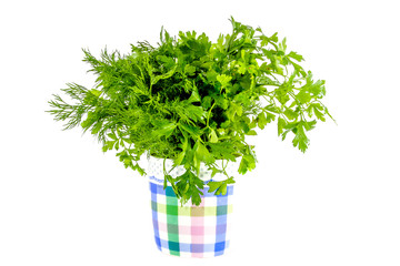 green parsley and dill seasoning