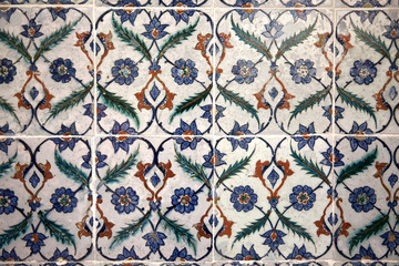 Ancient Handmade Turkish Tiles ,Topkapi Palace