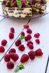 Raspberry cake